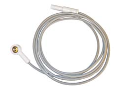 Cable de conexión gris para electrodos adhesivos