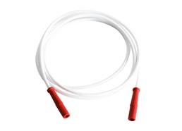 Vacuum hose (white/red)