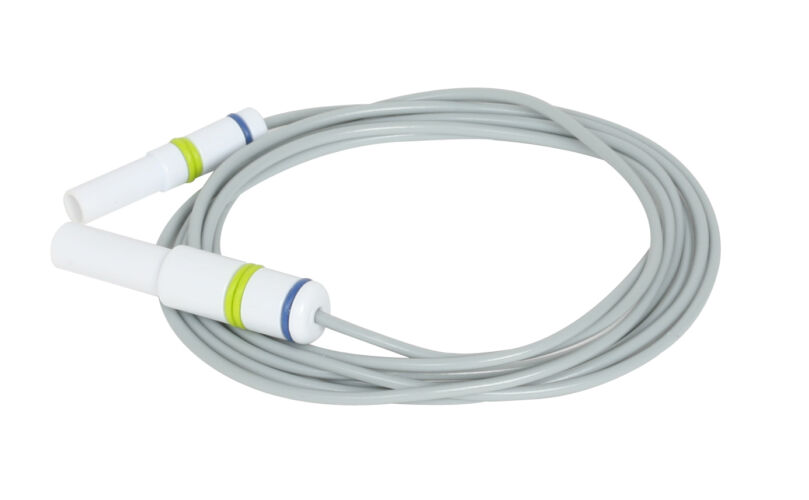 Connection cable for PHYSIOPADS adhesive electrodes, blue/green