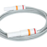 Connection cable for PHYSIOPADS adhesive electrodes, red/orange