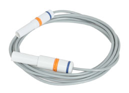 Connection cable for PHYSIOPADS adhesive electrodes, blue/orange
