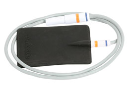 Plate electrode EF 50 with cable, blue/orange