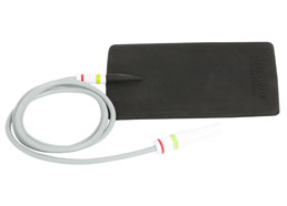 Plate electrode EF 100 with cable, red/green